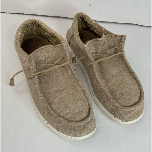 Reef Other - Reef Cushion Coast Shoes Sz 11 Mens Beige Oatmeal Lightweight Slip On Comfy